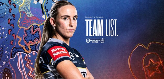 Cowboys NRLW team list: Round 7 v Sharks