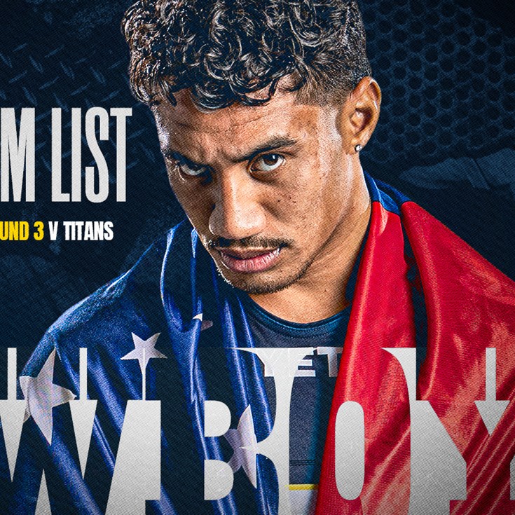 Cowboys NRL team list: Round 3 v Titans