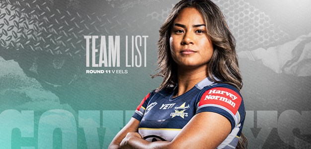 Cowboys NRLW team list: Round 11 v Eels