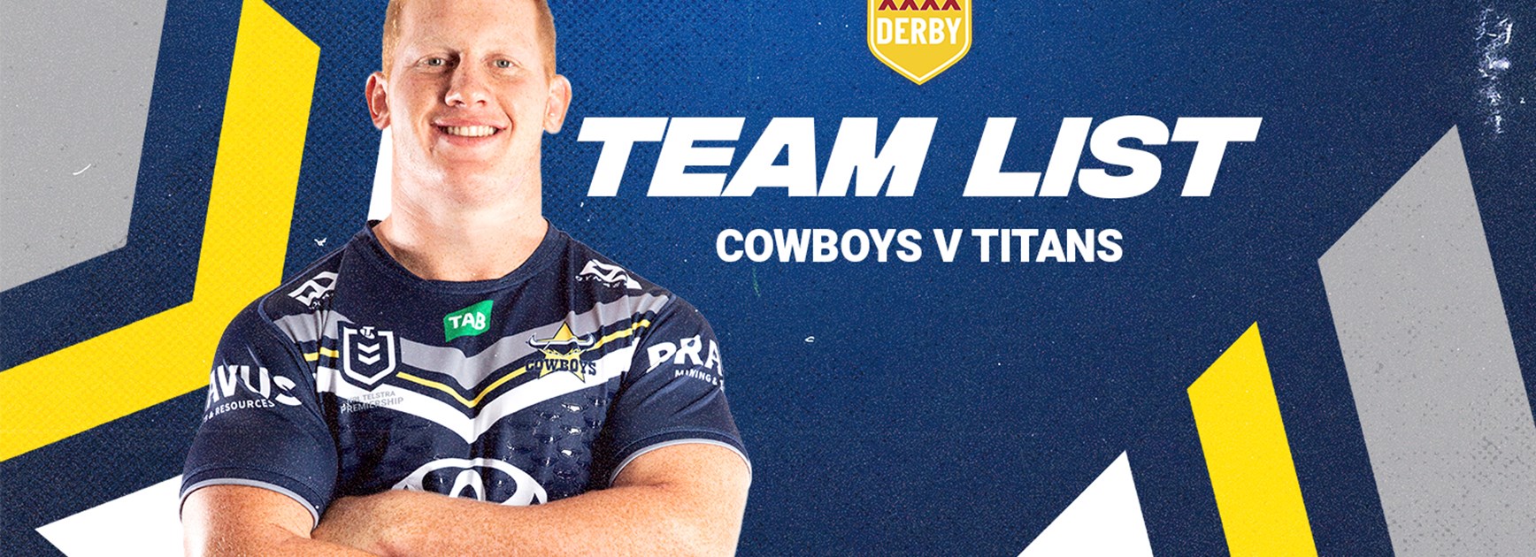Cowboys team  list: Round 4 v Titans