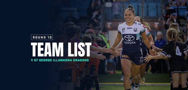 Cowboys NRLW team list: Round 10 v Dragons