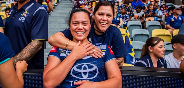 Stephens-Daly on being surprised by her mum after her Cowboys debut