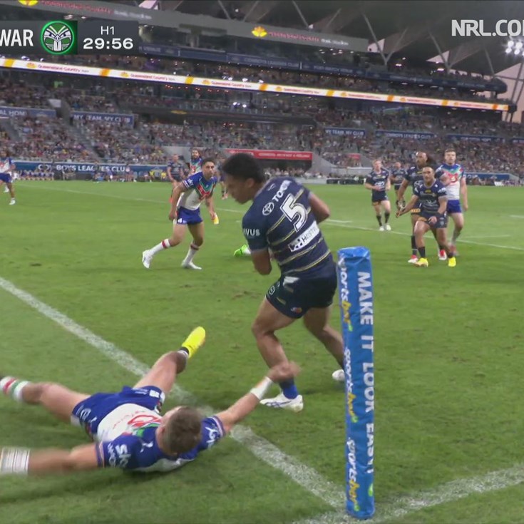 Taulagi finishes a lovely Cowboys try