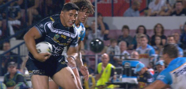 Fancy footwork for a Taumalolo try!