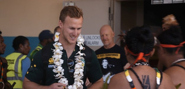 Aussies touch down in Port Moresby