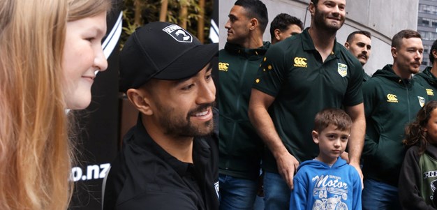Kangaroos and Kiwis feel the love at fan day