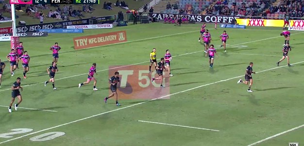 Oh What a Feeling: Opacic and Feldt combine for 80m try