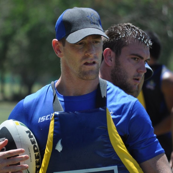 In camp: Brent Tate
