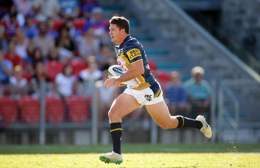 Lachlan Coote in action against Newcastle in Round 8. Credit: Chris Lane. Copyright: NRL Photos.