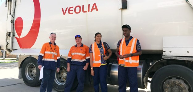 Learning on the job with Veolia!