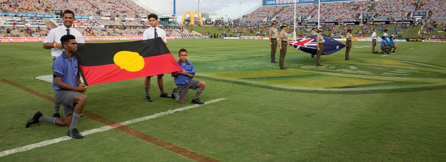 Students earn on-field status!