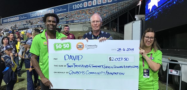 50-50 raffle, 100% reward!