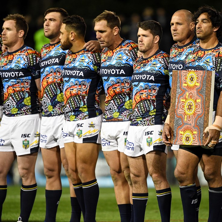 Cowboys proud in striking Indigenous jersey