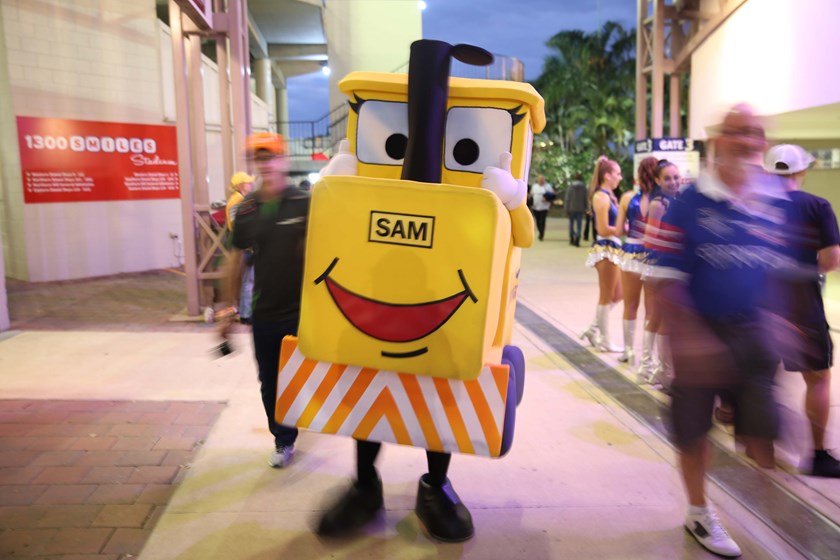 Thumbs up from Wilmar Sugar's Sam the Train