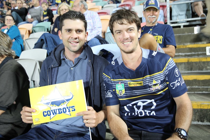 Fans showing their colours