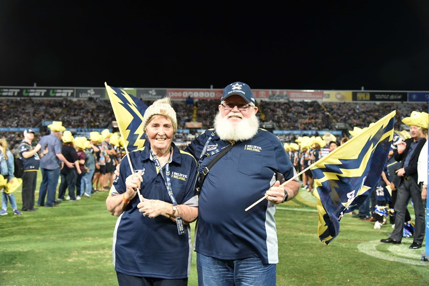 Flying the flag high on the field tonight