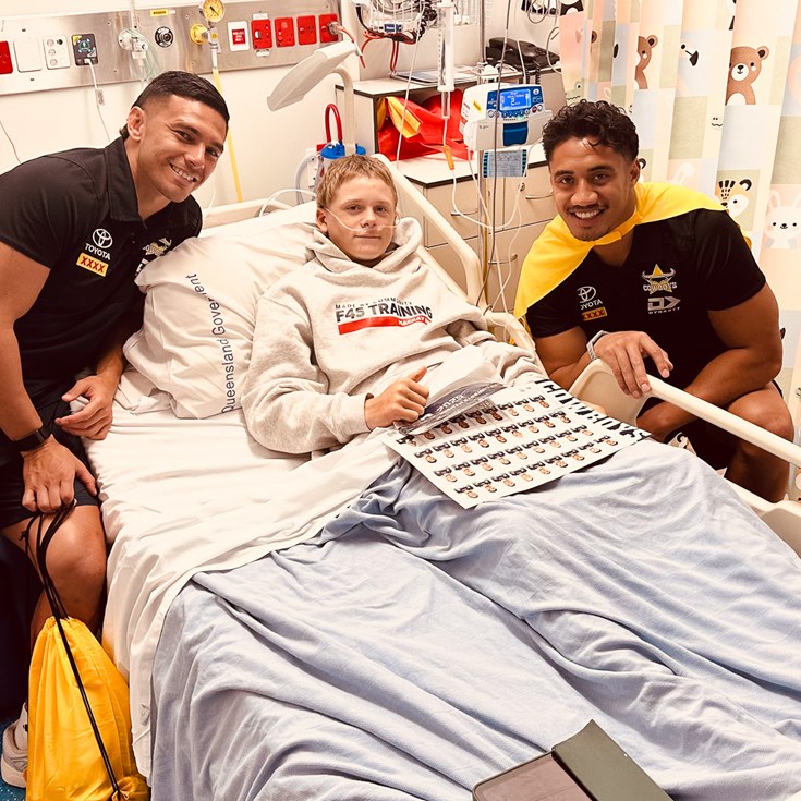 Young patients inspire our Cowboys in Capes