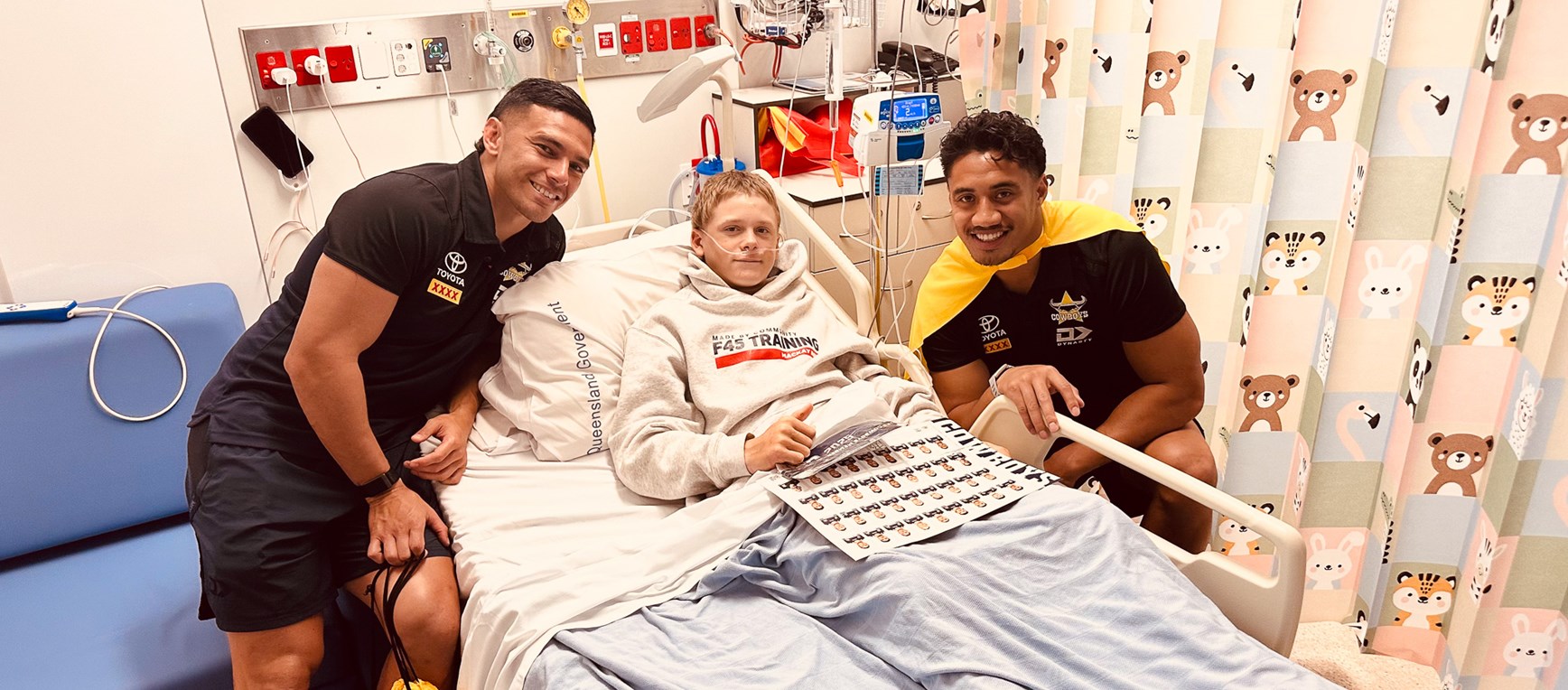 Young patients inspire our Cowboys in Capes