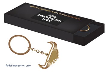 '25 Year' keepsake keyring (adults only)