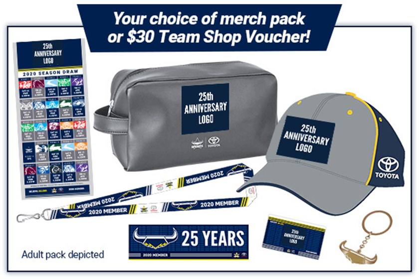 Adult pack – full season members